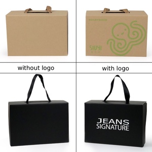 Manufacturer Wholesale Price <b>Box</b> <b>Black</b> With Handle for Shoe Packaging Shoe Paper Packaging <b>Gift</b> <b>Box</b> - Product Image 4