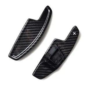 Real Carbon Fiber Replacement MK8 Steering Wheel Extension Paddle Shift for Volkswagen VW Golf 8