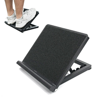 BNcompay LJB-009 Plateforme d'étirement du talon portable en acier, support rétractable, entraîneur de dorsiflexion du pied réglable