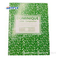 Nouveau Cahier d'Exercices Personnalisé B5 Afrique à Imprimer, Cahiers d'École en Vrac Pas Chers, Vente en Gros, 200 Pages, Ligné Français pour Étudiants