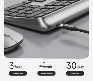 Clavier Bluetooth en gros pour distributeurs, appairage multi-appareils, clavier sans fil double mode Bluetooth et 2,4 GHz - Product Image 2