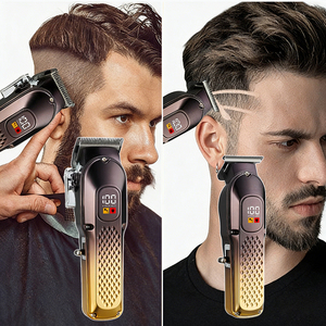 Tondeuses à cheveux sans fil rechargeables avec écran LCD, tondeuse à cheveux silencieuse pour hommes, kit de toilettage pour la maison et le salon - Product Image 2