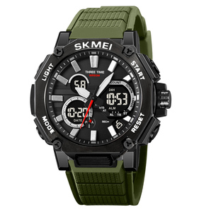 Skmei 2219 montre-bracelet pour hommes mode minimaliste analogique bracelet en cuir haute qualité étanche mouvement Seiko 5mm boîtier en alliage rond - Product Image 4