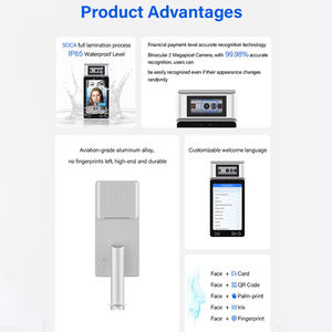 Sistema de Control de Acceso y Asistencia con Reconocimiento Facial Iris, con Funciones de Código QR y RFID - Product Image 4
