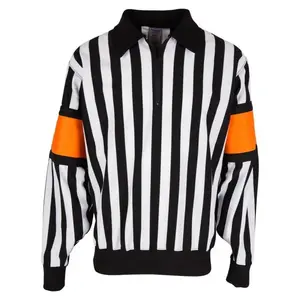 Tùy Chỉnh Trống Mens Chất Lượng Cao Cổ Điển Trọng Tài Ice Hockey Jersey