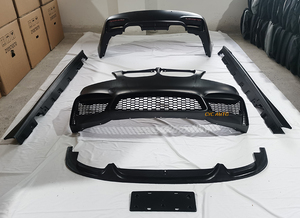Kit de carrocería E90 Upgrade M4 Serie 3 Pre-LCI para <span class=keywords><strong>BMW</strong></span>, parachoques completo, parrilla, faldones laterales, <span class=keywords><strong>318i</strong></span> 320i 325i 2005 <span class=keywords><strong>2006</strong></span> - Product Image 6
