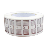 Etiqueta de Seguridad RFID para Control de Inventario, Etiqueta Adhesiva Impermeable UHF RFID Pasiva de 860-960MHz, Tarjetas de Control de Acceso