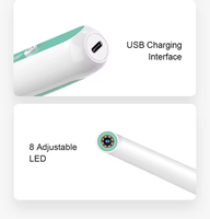 Détecteur dentaire visuel mobile intégré Wi-Fi haute définition, endoscope électrique en résine plastique, métal et acier