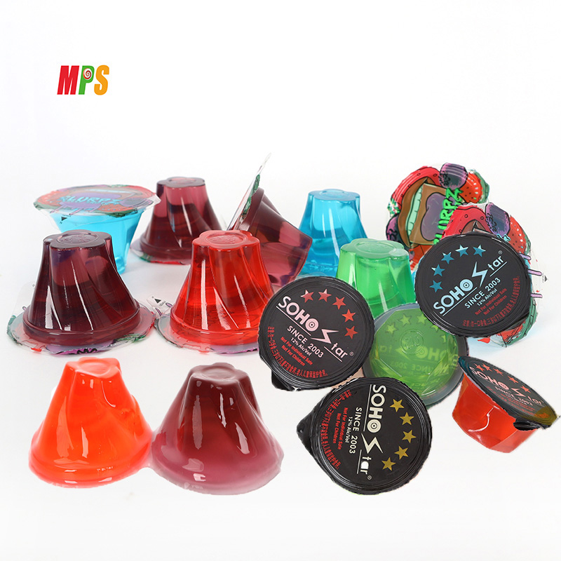 Private Label OEM Alcoholic Beverage Alcohol Juice Fruit Flavour Jelly Shot Vodka Jello Shot