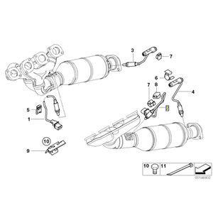 OEM 11787539124 çin oksijen sensörü üreticileri BMW e90 e91 E60 E61 E63 E64 E65 E66 - Product Image 4