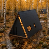 Maison A-Frame Modulaire Premium S780 pour Hôtels, Hôtesseries, Services Commerciaux et Fabrication, Idéale pour les Entrepreneurs du Secteur du Tourisme en Région du Golfe