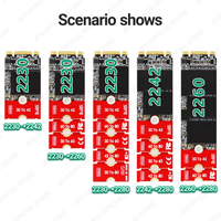 Braket Ekstensi SSD OEM M.2 NGFF NVMe 2230 2242 2260 2280 Adaptor Panjang Kecepatan Tinggi Stok Tersedia Garansi 1 Tahun