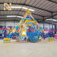 Manège Nova Rides Grand Navire Pirate PS-32-SC, Attraction Navire Pirate 32 Places, Manège Navire Pirate en Fer à Vendre