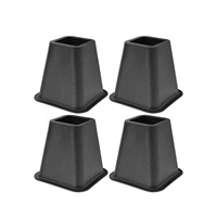 Healthmenex – Lot de 4 patins de rehaussement de bureau en plastique, robustes, durables, légers et écologiques, pour lit, canapé, chaise, motif éléphant