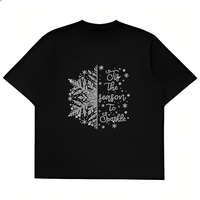 Dernier design flocon de neige, transfert de strass, vinyle thermocollant de haute qualité pour T-shirt, vente en gros