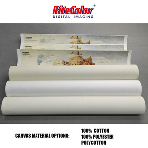 380gsm phun UV phổ Polycotton pha trộn <span class=keywords><strong>Matte</strong></span> vải cho mimaki ucjv300 máy in - Product Image 5