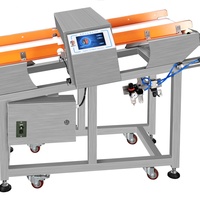 Industriële JINDUN JD-603 metaaldetectormachine voor snacks, brood, fruit en voedsel, met CE-gecertificeerd, op maat gemaakt hellend ontwerp en hoge nauwkeurigheid.
