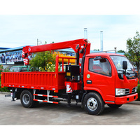 Camion Offre Spéciale 8T avec grue Grue montée sur camion Bras télescopique Grue montée sur camion à flèche hydraulique Fabricant de grues à vendre
