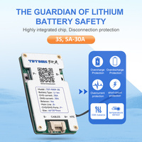 Placa de Protección de Cargador de Batería TDT 3S 30A LiFePO4 con NTC PCB BMS 9.6V Módulo de Celda LFP Protección Contra Sobrecarga y Descarga