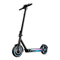 Trottinette Électrique Pliable Portable avec Bande LED Intelligente Contrôlée par APP, Idéale pour l'Extérieur et les Voyages, Prise en Charge de la Personnalisation - Vente en Gros