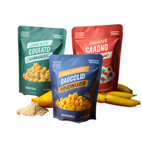 Groothandel holografische geurbestendige recyclebare staande pouch met ritssluiting, 3mil PET PE voedselverpakkingszak voor snoep en snacks