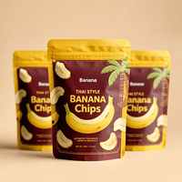 Sachets d'emballage alimentaire personnalisés en matériau laminé, pochettes en aluminium et plastique pour chips de plantain et de pommes de terre, sachets de snacks, marque de premier plan PT