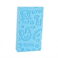 Éponge exfoliante douce, éponge de bain pour enfants et adultes, éponge PVA pour éliminer les peaux mortes, accessoires de nettoyage corporel pour la salle de bain