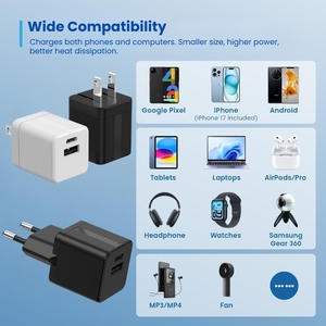Adaptateur de charge rapide PD 35W, <span class=keywords><strong>chargeur</strong></span> USB C, vente en gros, <span class=keywords><strong>chargeur</strong></span> de téléphone portable <span class=keywords><strong>pour</strong></span> iPhone 15 Pro Max <span class=keywords><strong>Samsung</strong></span> S24, directement de l'usine - Product Image 6