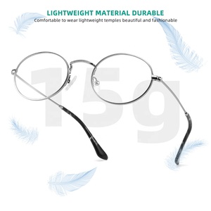Monturas <span class=keywords><strong>de</strong></span> <span class=keywords><strong>Gafas</strong></span> <span class=keywords><strong>de</strong></span> la Mejor Calidad, <span class=keywords><strong>Gafas</strong></span> Ópticas Ovaladas <span class=keywords><strong>de</strong></span> Metal para <span class=keywords><strong>Hombre</strong></span>, <span class=keywords><strong>Gafas</strong></span> <span class=keywords><strong>Graduadas</strong></span> Retro para Mujer, Fabricante <span class=keywords><strong>de</strong></span> Wenzhou - Product Image 4