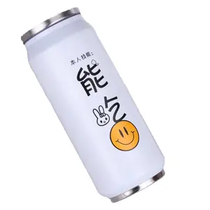 12OZ双壁不锈钢可乐啤酒汽水可造型不倒翁杯杯可乐瓶保温瓶