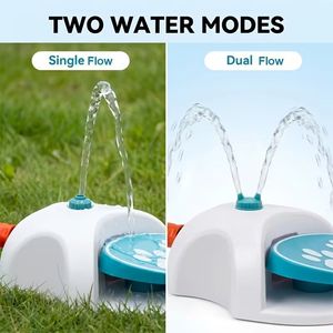 Pet Foot-Operated <b>Water</b> Dispenser—A <b>dog</b> <b>water</b> sprayer that provides fresh <b>water</b> anytime. <b>Dogs</b> can step on the device to activate - Product Image 1