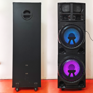 Nouvelle arrivée 1288A : Enceinte DJ double 12 pouces avec cornes, grande enceinte TWS rechargeable, vente directe usine, avec éclairage LED. - Product Image 2