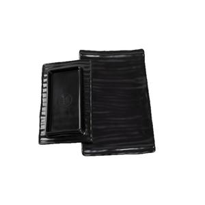 A5 <span class=keywords><strong>creativo</strong></span> estilo japonés Rectangular rayas melamina occidental postre vajilla plástico transfronterizo al por mayor plato de <span class=keywords><strong>Sushi</strong></span> - Product Image 5