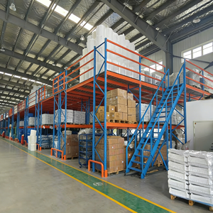 Large Warehouse Storage <strong>Heavy</strong> <strong>Duty</strong> Steel Structure Mezzanine Floor <strong>Rack</strong> Support Mezzanine Steel Platform Industrial Storage - Product Image 3