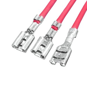 Crimp <span class=keywords><strong>Terminal</strong></span> Connector 4.8/6.3 para equipamentos eletrônicos Flat Ribbon Jumper Wire Harness para cabo de fiação - Product Image 5