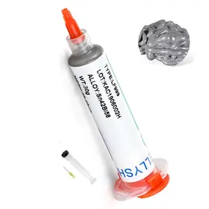 LF999 30g Syringe Low-Temperature Lead-Free Solder Paste Tin Material with Melting Point 138 Degrees for Brass