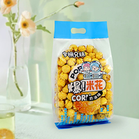 Collations de popcorn haut de gamme : Grand flacon et plusieurs options d'emballage disponibles, 200 g par portion