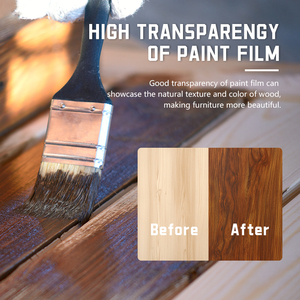 Vernis liquide polyuréthane PU 3 en 1 extra clair brillant mat pour bois, peinture laquée pour meubles, utilisation intérieure/extérieure - Product Image 4