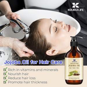 KOURUILIFE USDA Aceite de Jojoba Puro Certificado Orgánico 100% 33,8 Fl.oz Bomba Hidratante Profundamente Antienvejecimiento PARA EL Cabello Facial Cuerpo Esquí - Product Image 3