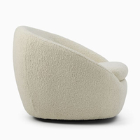 LEYNVO Canapé simple moderne personnalisé, fauteuil pivotant arrondi de luxe, chaises design