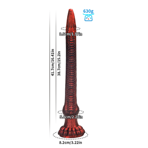 <span class=keywords><strong>Plug</strong></span> Anale Extra Lungo a Forma di Anguilla, 6 Misure da XS a XXL, <span class=keywords><strong>in</strong></span> Silicone Liquido Luminoso che si Illumina al Buio, per Principianti, Unisex, Dildo Fantasy a Forma di Mostro - Product Image 2