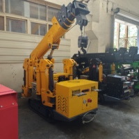 Grue araignée Jiusheng de haute qualité pour la manutention sécurisée des matériaux dans les espaces étroits, installation de vitrages, travaux de toiture, ponts et usines