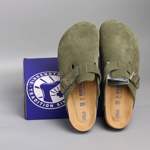 Sandalias Birkenstock Estilo <span class=keywords><strong>Arizona</strong></span> de Cuero Aceitado con Doble Hebilla y Corcho, Unisex, con Soporte de Arco, Transpirables, Calzado de Verano - Product Image 4