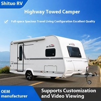 Caravane Remorquée Moderne de Style RV en Fibre de Verre pour Fabricants de VR, Maison Mobile, Voiture de Voyage