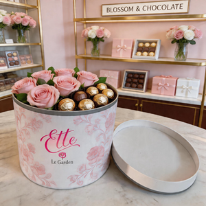 Boîte cylindrique <span class=keywords><strong>en</strong></span> <span class=keywords><strong>carton</strong></span> rigide de luxe pour fleurs, avec logo personnalisé, finition mate, grand <span class=keywords><strong>diamètre</strong></span>, rose violette, emballage pour chocolat, tube <span class=keywords><strong>en</strong></span> papier - Product Image 5
