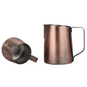 Stainless Steel <b>Coffee</b> Bar Espresso <b>Machine</b> Accessories Cappuccino Barista Tools <b>Milk</b> <b>Jug</b> - Product Image 5