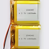 Batterie à semi-conducteurs 104040-1800mAh pour lampe anti-moustiques et surveillance de sécurité avec 500 cycles