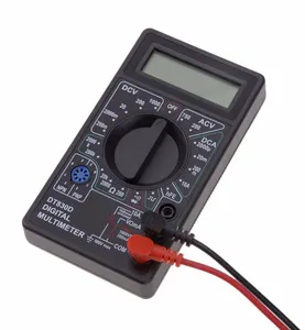 Multimeter Digital Mini 9V LCD, Multimeter AVO Meter DT830D Tampilan LCD Profesional