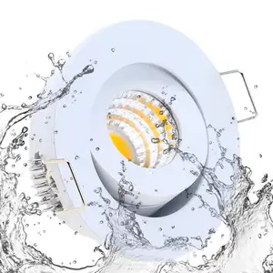 Mini 3ワットRound White Black COB Ceiling Mounted Dimmable IP65 Waterproof Tiltable LED Spot Light Downlight