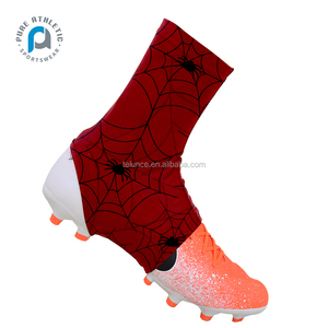 Nuovo Design puro personalizzato di alta qualità Spider Web sublimazione da uomo stampa rossa tacchetta da calcio copre <span class=keywords><strong>scarpe</strong></span> americane - Product Image 3